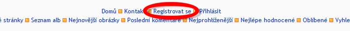 registrace